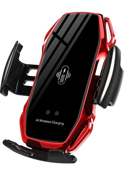 10W Araba Kablosuz Şarj Cihazı Otomatik Sıkma Araç Tutucu Telefon Tutucu iPhone Xiaomi Için Kızılötesi Indüksiyon Qı Hızlı Şarj Istasyonu (Yurt Dışından)