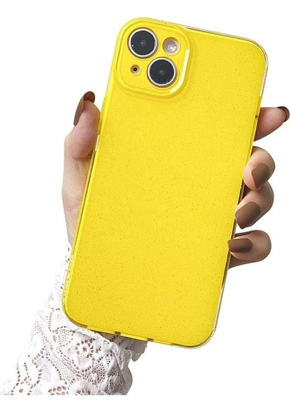 iPhone 15 Plus Kılıf ile Uyumlu Glitter Bling Sevimli Kadın Kız Telefon Kılıfı iPhone 15 Plus-Sarı Için Yumuşak Pırıltı Pırıltılı Koruyucu Kılıf (Yurt Dışından)