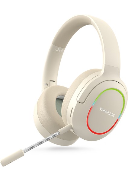 Kulaklıklar Blutooth 5.1 Kulaklıklar Oyuncu Çevresel Ses Stereo Kablosuz Mikrofonlu Kulaklık Renkli Işık Pc Dizüstü Kulaklık (Yurt Dışından)
