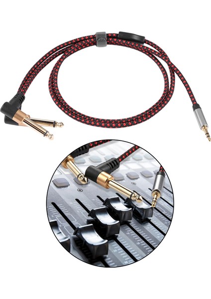 Çift 6,35 mm Mono , Aux Cabo 3,5 mm 1/8 Inç - Çift 6,35 mm 1/4 Inç 5 Metre (Yurt Dışından) modelleri