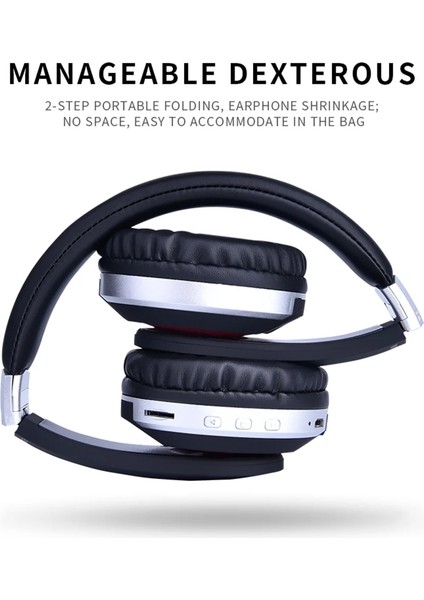 Mh7 Aşırı Kulak Kablosuz Kulaklık Gürültü Önleyici Bluetooth 5 0 Katlanır Kulaklık Katlanabilir Stereo Oyun Kulaklığı (Yurt Dışından) fırsatları