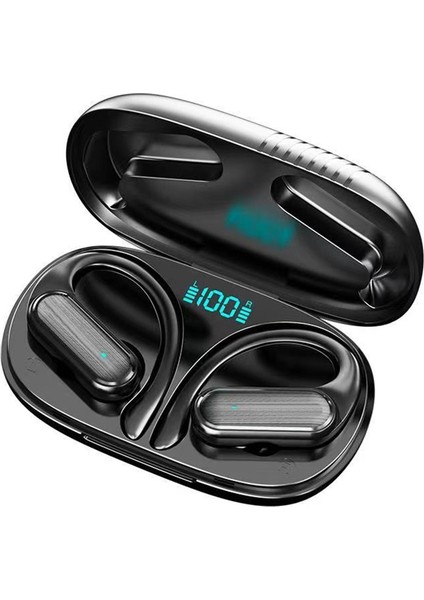 Tws Kulaklık Gürültü Azaltma Su Geçirmez Bluetooth 5.3 Stereo Kulaklık Dokunmatik Kontrol Kablosuz Kulaklık Dijital Ekran Kulakiçi (Yurt Dışından)