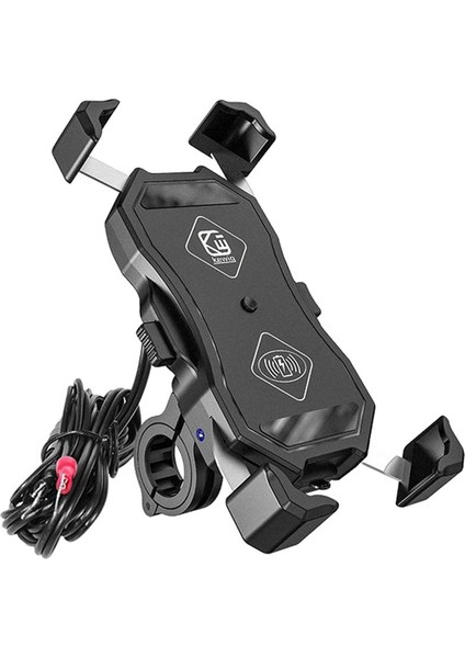 4-7 Inç Telefon Motosiklet 15W Kablosuz Şarj Cihazı (Yurt Dışından)