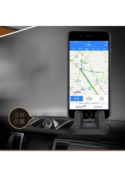 360 Derece Dönebilen Araç Telefonu Tutucu Dashboard Silikon Braketi Telefon Standı Araba Dashboard Gps Sabit Telefon (Yurt Dışından)
