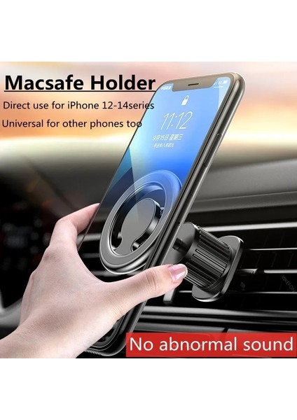 Manyetik Araç Telefonu Tutucu Standı Mıknatıslı Araç Montaj Desteği Gps Mobil Braketi Arabada Macsafe iPhone 14 13 12 11 Samsung Xiaomi (Yurt Dışından) modelleri