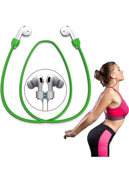 Silica Watt Strap Magnetic Cord Anti-Lost Leash For 3rd / 2nd Generation/pro/1(Green) (Yurt Dışından)