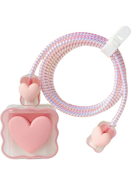 Şarj Cihazları I Kılıf, , Şarj Başlığı, USB Veri Hattı Love Pink (Yurt Dışından) modelleri