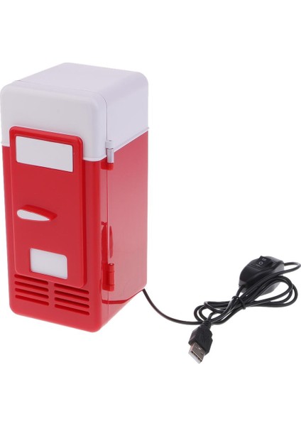Dayanıklı Mini USB Buzdolabı Isı ve Soğuk LED Işıırmızı (Yurt Dışından) fiyatları