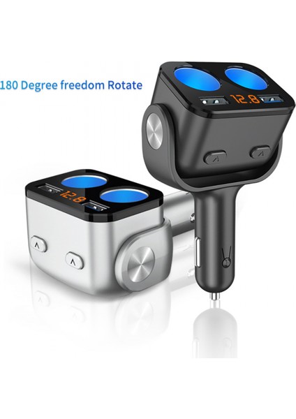 Araç Şarj Cihazı Araç Çakmak Çok Fonksiyonlu Bire Iki-Üç Dönüştürme Fişi Usb Araç Şarj Cihazı Cep Telefonu Hızlı Şarj Siyah (Yurt Dışından) fiyatları