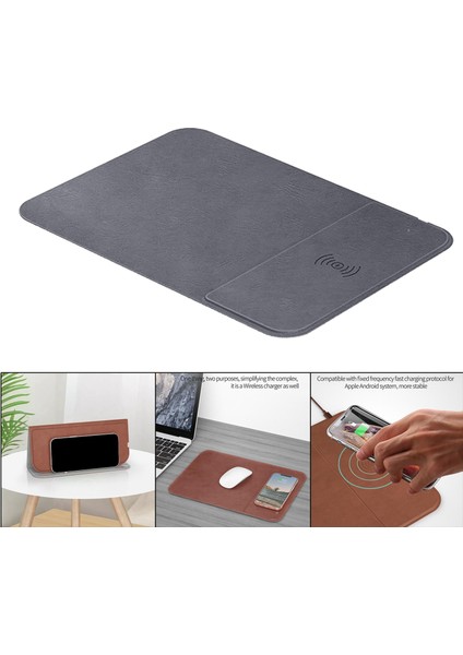 Katlanabilir 15W Mouse Pad Telefonları Gri (Yurt Dışından) modelleri