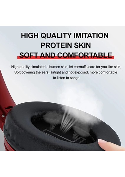 VJ901 Bluetooth 5.0 Kablosuz Kulaklık Hıfı Kulaklık Spor Oyun Mikrofonlu Katlanabilir Aşırı Kulak Stereo Tf Kart Mp3 Aux Fonksiyonu (Yurt Dışından) fırsatları