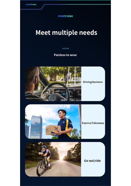 Kebidu Bluetooth 5.2 Kablosuz Iş Kulaklığı 20 Saat Uzun Pil Ömrü Büyük Kapasiteli Mikrofonlu Tek Taraflı Kulaklık (Yurt Dışından) fırsatları