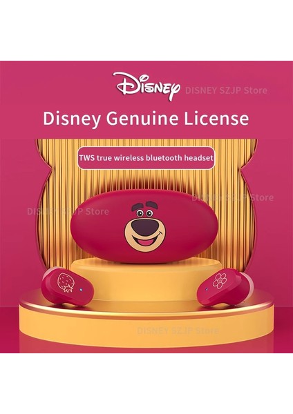 Disney DN02 Çakıl Şekli Taşınabilir Kulaklık Hıfı Ses Mini Kablosuz Bluetooth Kulaklık Dokunmatik Kontrol Düşük Gecikme Noel Hediyesi (Yurt Dışından)