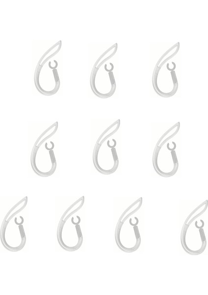 10X Yedek Yedek Yedek Earhook Döngüsü Kulaklık 6mm Için (Yurt Dışından)