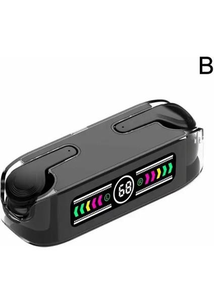 M12 Max Tws Kulaklık Bluetooth Gerçek Kablosuz Mikrofonlu Kulaklık Spor Kulaklık Şarj Kutusu ile Güç Ekran Kulakiçi (Yurt Dışından)