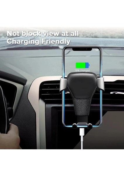 Yerçekimi Araç Tutucu Telefon Için Hava Firar Sabitleme Kıskacı Mobil Cep Standı Akıllı Telefon Gps Desteği iPhone 13 12 Xiaomi Samsung Telefon (Yurt Dışından) fırsatları