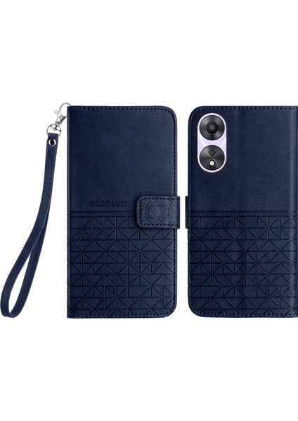 Oppo A58 5g / A78 5g Mikrofiber Deri Cüzdan Stand Telefon Kapağı (Yurt Dışından)