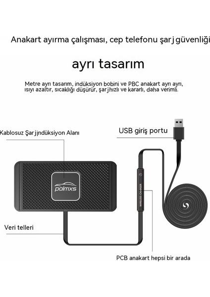 USB Arabirim Araç Cep Telefonu Kablosuz Şarj Cihazı (Yurt Dışından) fırsatları