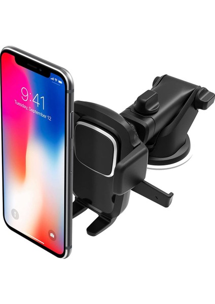 Easy One Touch 5 Kontrol Paneli ve Ön Cam Iphone, Samsung, Moto, Huawei, Nokia, Lg, Akıllı Telefonlar Için Evrensel Araç Montajlı Telefon Tutucu Masa Standı (Yurt Dışından)