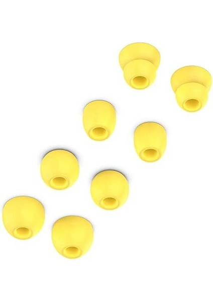 Replacement Earbuds Silicone Ear Buds Tips Compatible With Beats By Dr Dre Powerbeats Pro Wireless Earphones (Yellow 8pcs) (Yurt Dışından)