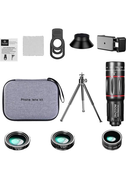 28X Evrensel Telefoto Kamera Tripodlu Akıllı Telefon (Yurt Dışından) modelleri