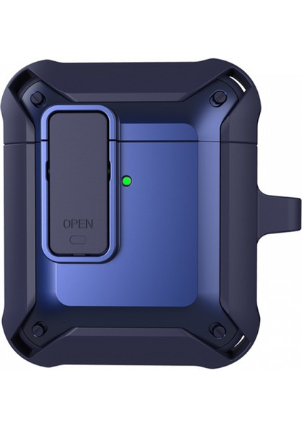 Applicable To Protective Cover 1 / 2 Bumblebee With Switch Protective Cover Apple Earphone Cover New（blue） (Yurt Dışından)