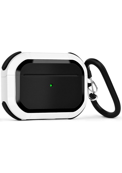 Upgraded Armor For Airpod Pro Case, Shockproof Pro Cover Cool Ipod Pro Case Designed For Apple Air Pod Wireless Pro Cases For Men Women (White) (Yurt Dışından)