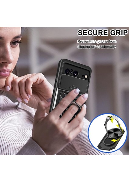 Tecno Camon 20 4g ile Uyumlu Sürgülü Kamera Lens Kapağına Sahip Tutucu Kılıf Tecno Camon 20 Pro 4g Simli Telefon Kılıfı ile Uyumlu (Yurt Dışından) indirimleri