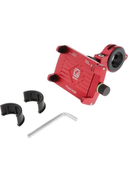 Motosiklet Gidonu Telefon Tutucusu Alüminyum Alaşım Kırmızı (Yurt Dışından) fırsatları