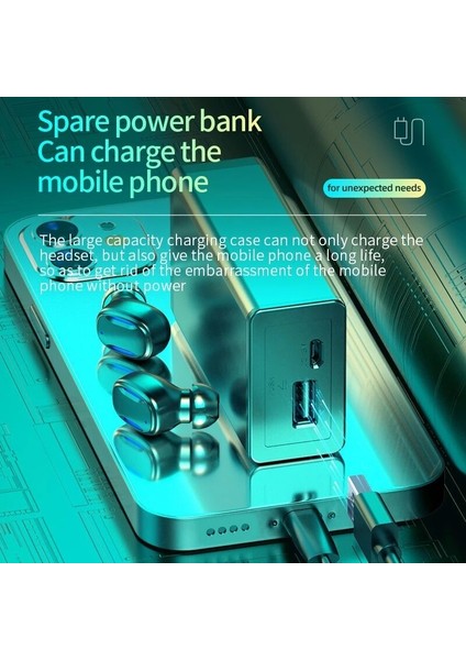 A22 Bluetooth Kulaklık Kablosuz Kulaklık Tws Dokunmatik Kontrol Su Geçirmez Spor 18D Hifi Kulaklık Müzik Kablosuz Kulaklıklar (Yurt Dışından) fiyatları