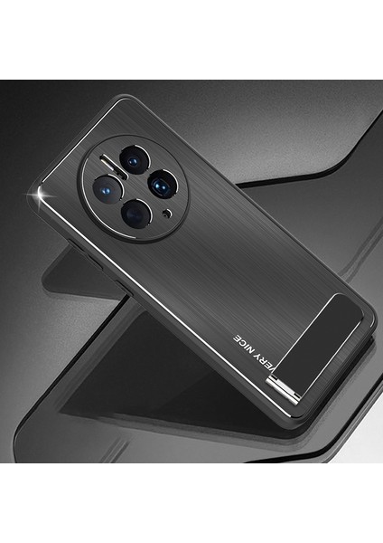 Huawei Mate 50 Pro 4g Kickstand Telefon Kasası Fırçalanmış Alüminyum Alaşım Tpu Kenar Şok Geçirmez Kapak (Yurt Dışından) indirimleri