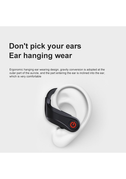 Yeni Tws Kablosuz Kulaklıklar Hıfı Ses Bluetooth Kulaklık Gürültü Azaltma Spor Kulaklık Ipx7 Su Geçirmez Çift Mikrofonlu Kulaklıklar (Yurt Dışından)
