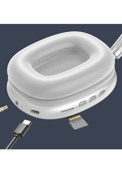 Kablosuz Kulaklıklar Bluetooth Fiziksel Gürültü Azaltma Kulaklıklar Stereo Ses Kulaklık Telefon Pc Için Oyun Kulaklık Kafa Üzerinde Hediye (Yurt Dışından)