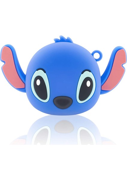 Galaxy Buds Live Case (2020)&GALAXY Buds Pro Case (2021), Cute 3D Cartoon Shockproof Silicone Protective Cover For Samsung Galaxy Buds 2 Charging Case For Girls Boys (Ear Stitch Blue) (Yurt Dışından)