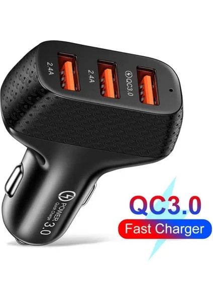 Araç Şarj Cihazı Çakmak Için Akıllı Telefon Usb Adaptörü Cep Telefonu Şarj Cihazı Çift Usb Hızlı Şarj Iphone Xiaomi Huawei Için (Yurt Dışından)