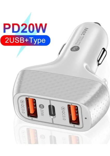 Araç Şarj Cihazı Çakmak Için Akıllı Telefon Usb Adaptörü Cep Telefonu Şarj Cihazı Çift Usb Hızlı Şarj Iphone Xiaomi Huawei Için (Yurt Dışından) fiyatları