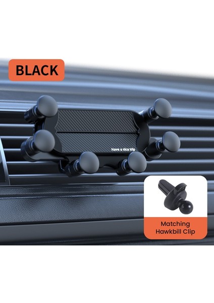 Yerçekimi Araç Telefonu Tutucu Altı Nokta Mobil Standı iPhone Samsung Akıllı Telefon Tutucu Desteği Hava Firar Klip Gps Montaj Standı (Yurt Dışından) fiyatları