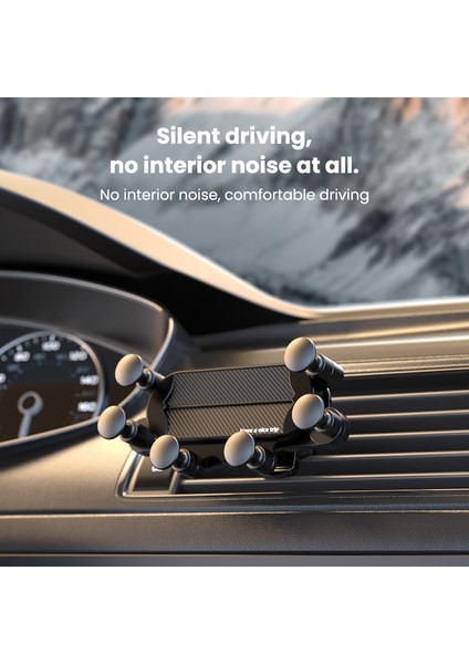 Yerçekimi Araç Telefonu Tutucu Altı Nokta Mobil Standı iPhone Samsung Akıllı Telefon Tutucu Desteği Hava Firar Klip Gps Montaj Standı (Yurt Dışından) indirimleri