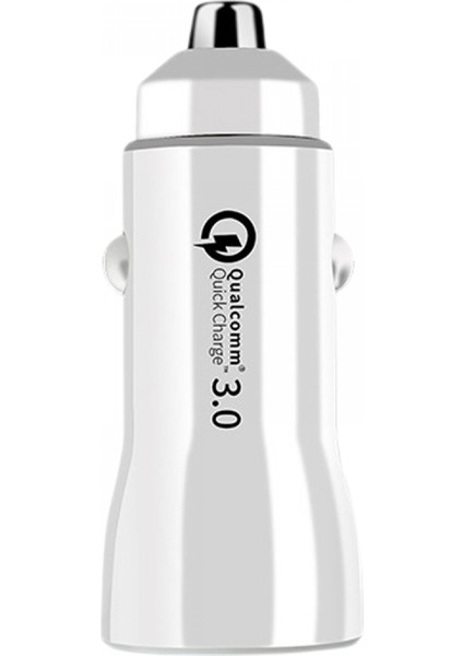 Usb Taşımai 20w Hızlı Araç Şarj Cihazı (Pd20w+Qc3.0 Hızlı Şarj 20w) Beyaz (Yurt Dışından)