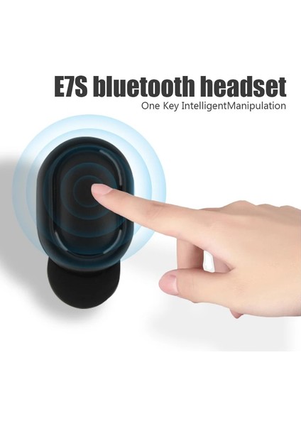 Orijinal E7S Tws Kablosuz Mikrofonlu Kulaklıklar LED Ekran Kulakiçi Kablosuz Bluetooth Kulaklık Hava E7S Fone Bluetooth Kulaklık (Yurt Dışından)