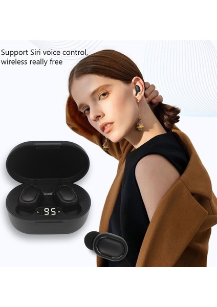 Orijinal E7S Tws Kablosuz Mikrofonlu Kulaklıklar LED Ekran Kulakiçi Kablosuz Bluetooth Kulaklık Hava E7S Fone Bluetooth Kulaklık (Yurt Dışından)