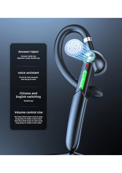 2022 Yeni Bluetooth 5.0 Kulaklık K15 Kablosuz Kulaklıklar Çift Mikrofon Gürültü Azaltma Kulaklık Tüm Akıllı Telefon Için Sessiz Anahtarı ile (Yurt Dışından)