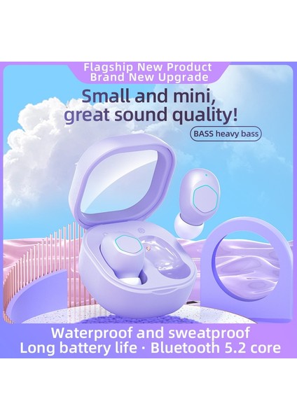M21 Tws Bluetooth 5.2 Kulaklık Kablosuz Earpoddings Kulak Içi Stereo Eller Serbest Hd Çağrı Hıfı Kulaklık Kulakiçi Mikrofonlu 2023 (Yurt Dışından)