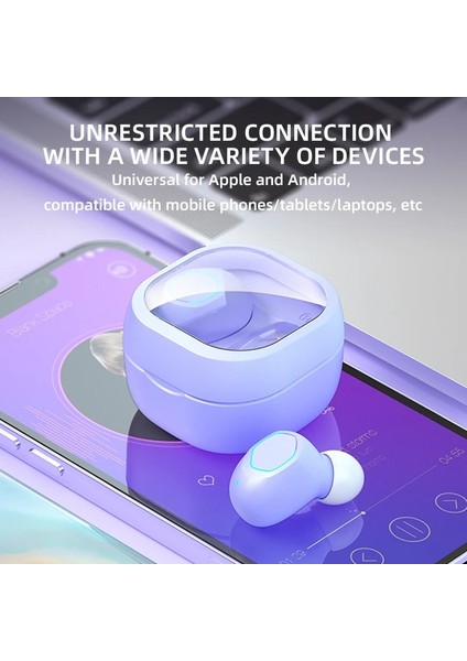 M21 Tws Bluetooth 5.2 Kulaklık Kablosuz Earpoddings Kulak Içi Stereo Eller Serbest Hd Çağrı Hıfı Kulaklık Kulakiçi Mikrofonlu 2023 (Yurt Dışından)