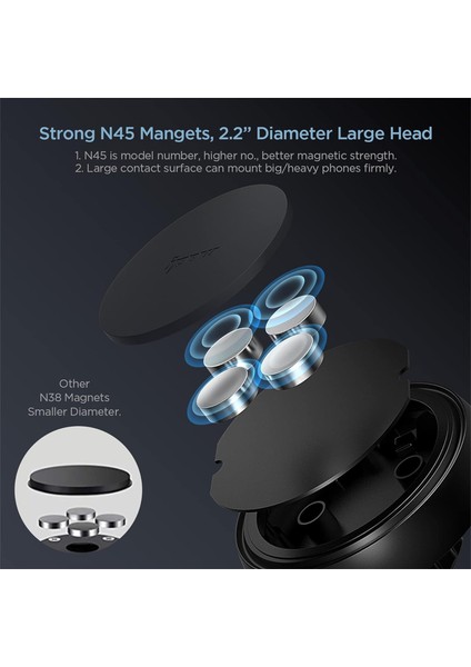 Uzun Kol Evrensel Manyetik Beşik Ön Cam Pano Cep Telefonu Montaj Tutucu, Yumuşak Firma Kaz Kolu ve Geliştirilmiş Vantuz (Yurt Dışından) fiyatları