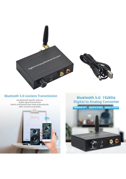 Bluetooth Alıcılı 192KHZ Dac Dönüştürücü (Yurt Dışından) fiyatları