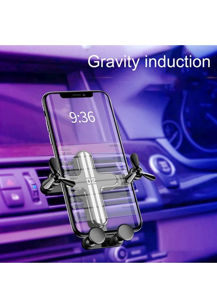 Evrensel Araç Telefonu Tutucu, 360 Derece Dönen Braket Havalandırma Araba Beşiği, Otomatik Kırmızı Için Yerçekimi Cep Telefonu Standı (Yurt Dışından) fiyatları