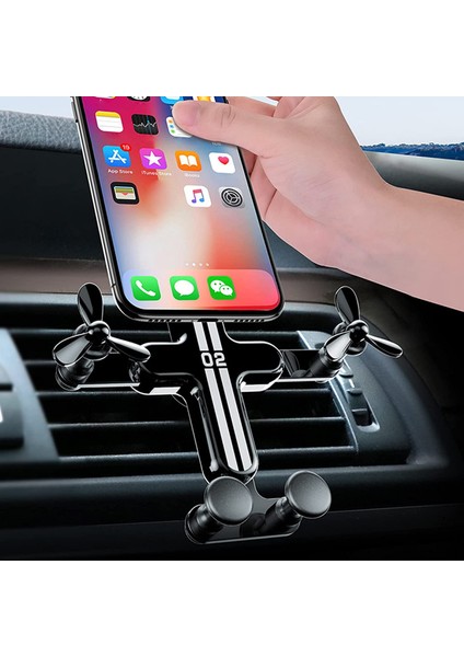 Evrensel Araç Telefonu Tutucu, 360 Derece Dönen Braket Havalandırma Araba Beşiği, Otomatik Kırmızı Için Yerçekimi Cep Telefonu Standı (Yurt Dışından) modelleri
