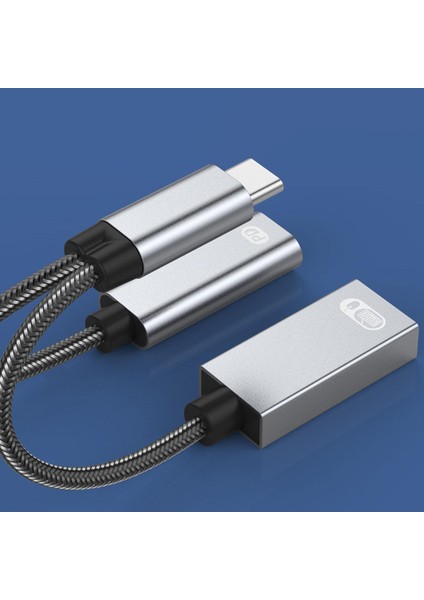 Klavye Usb2.0 Adaptü Otg Dönüştüü Gri (Yurt Dışından)