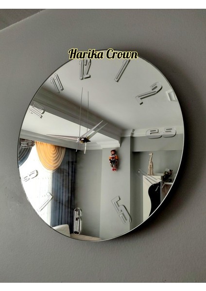 Gerçek Aynalı Dekoratif Duvar Saati (40 Cm) fiyatları